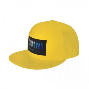 Yellow Men's Trapstar Chenille Baseball Cap Hats Australia | IC84-131