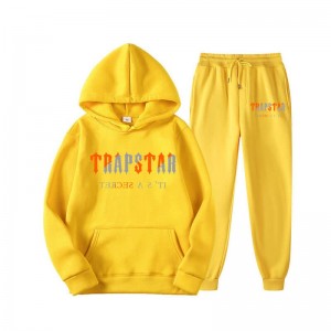 Yellow Men's Trapstar Fleece It's Secret Tracksuit Australia | VF10-286