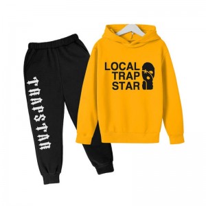 Yellow Men's Trapstar Local Face Smile Tracksuit Australia | YM11-090