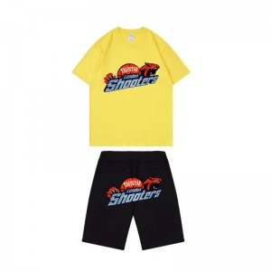 Yellow Men's Trapstar London Shooter Sets Shorts Australia | OQ95-320