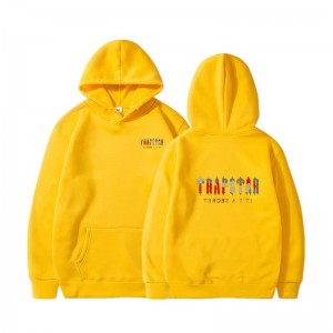 Yellow Men's Trapstar Wild West Its a Secret Hoodie Australia | SI76-069