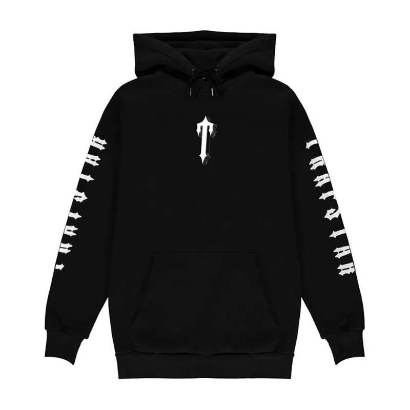 Black Men\'s Trapstar Banners Hoodie Australia | LH94-444