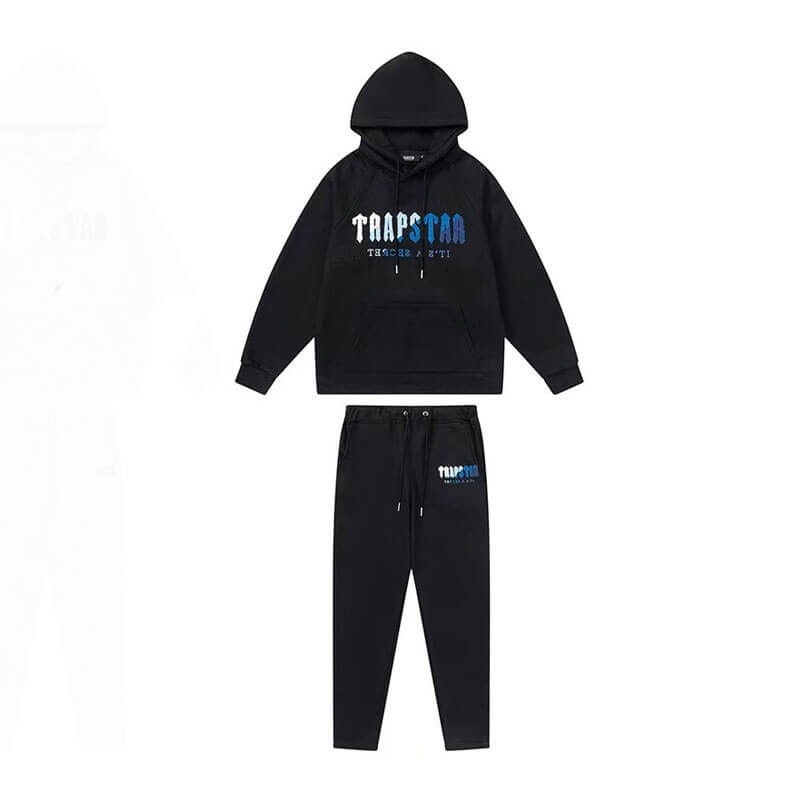 Black Men\'s Trapstar Black It’s A Secret Tracksuit Australia | QD28-443