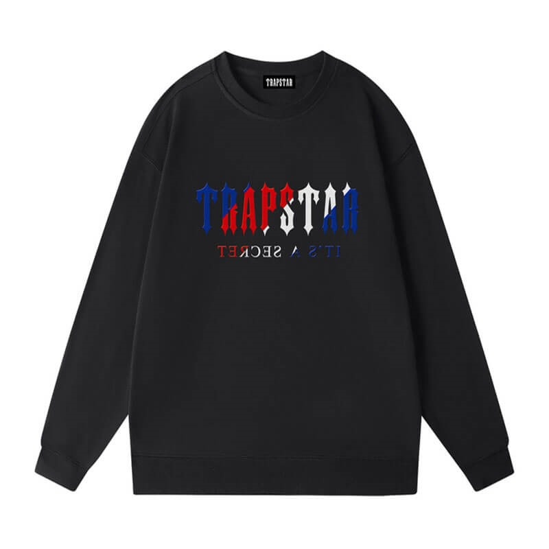 Black Men\'s Trapstar Crewneck It’s A Secret Galaxy Sweatshirts Australia | NJ71-983