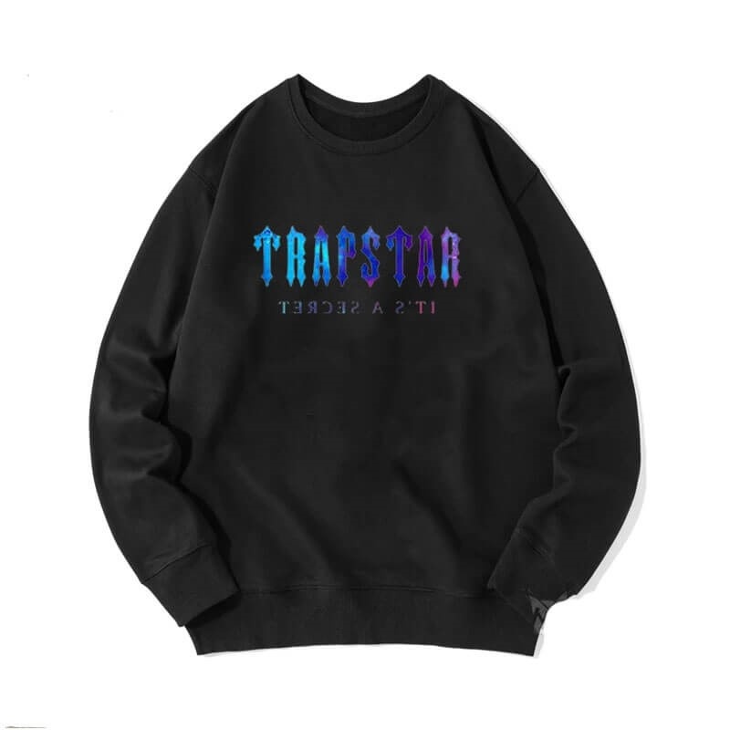 Black Men\'s Trapstar Crewneck It\'s a Secret Sweatshirts Australia | OL42-771