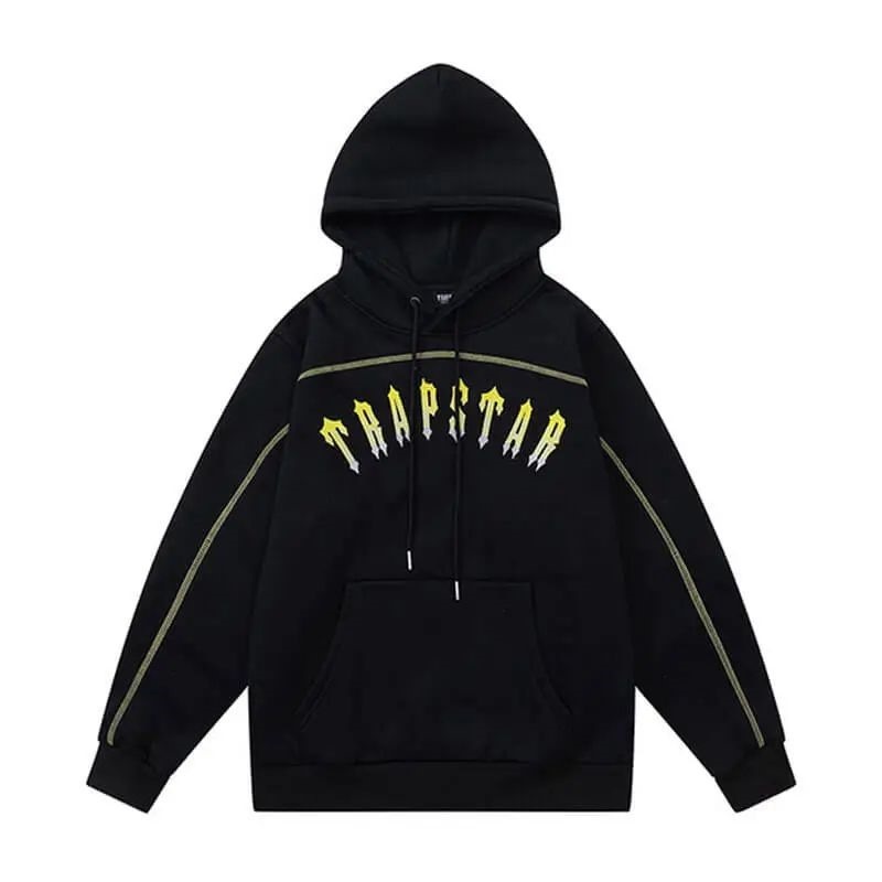 Black Men\'s Trapstar Gradient London Hoodie Australia | BV63-989