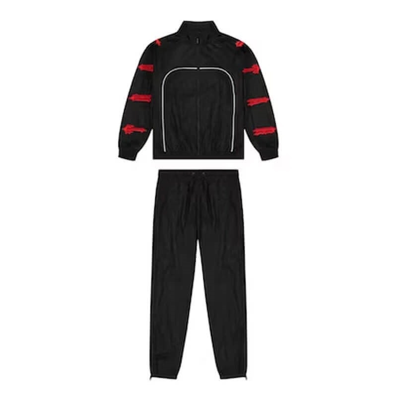 Black Men\'s Trapstar Irongate 2.0 Jacket Shellsuit Tracksuit Australia | DI98-503