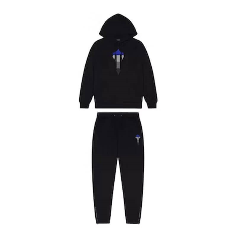 Black Men\'s Trapstar Irongate T Chenille Tracksuit Australia | BP87-748