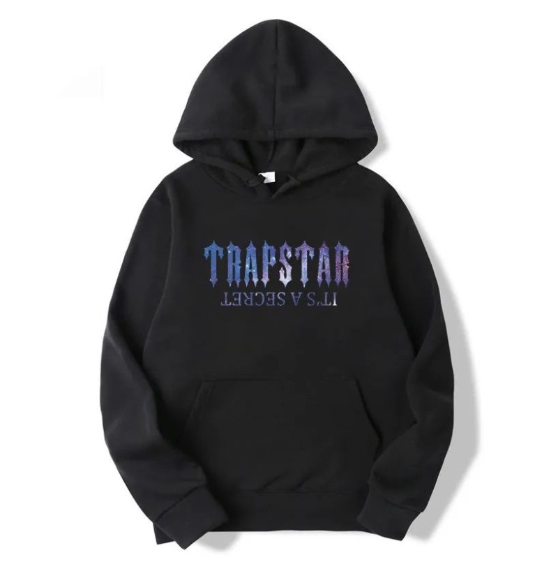 Black Men\'s Trapstar It\'s a Secret Galaxy Hoodie Australia | BB52-296