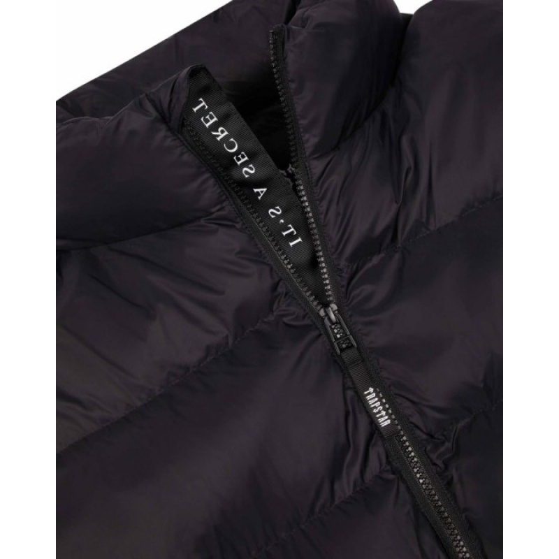 Black Men's Trapstar It's a Secret Puffer Outerwear Australia | HB45-478