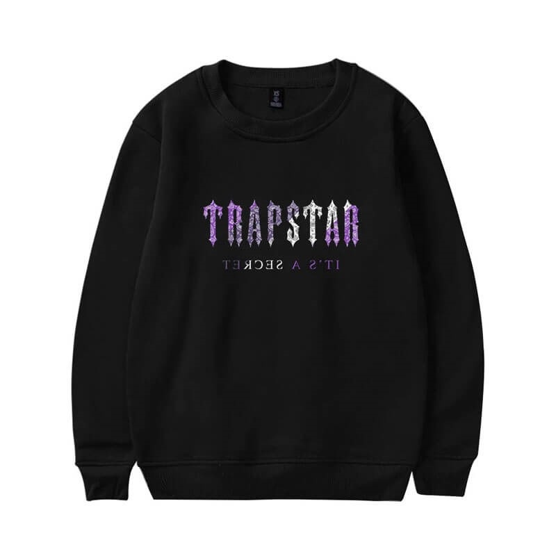 Black Men\'s Trapstar It\'s a Secret Shining Galaxy Sweatshirts Australia | ZK71-064