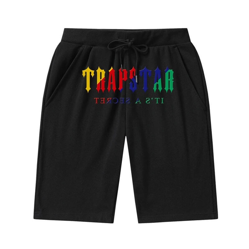 Black Men\'s Trapstar It\'s a Secret Shinning Galaxy Shorts Australia | HX77-241