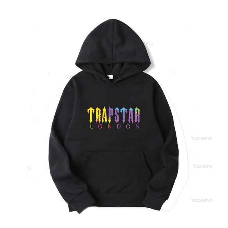 Black Men\'s Trapstar Streetwear London Galaxy Hoodie Australia | TN56-864