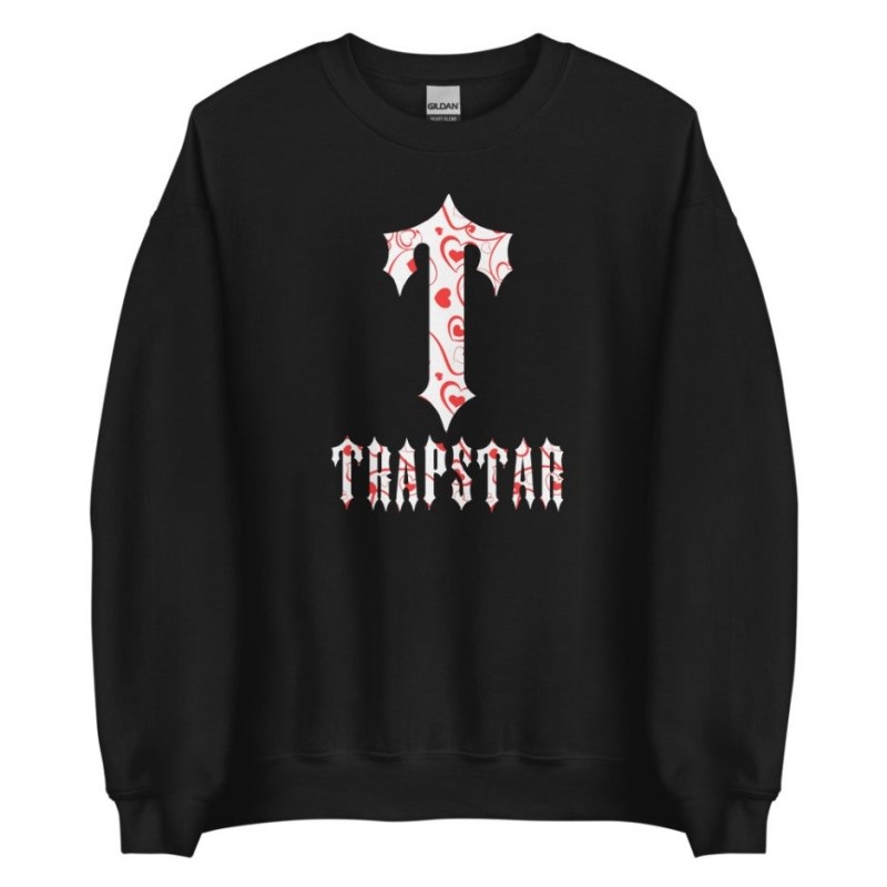 Black Men\'s Trapstar T-For Sweatshirts Australia | FR41-574