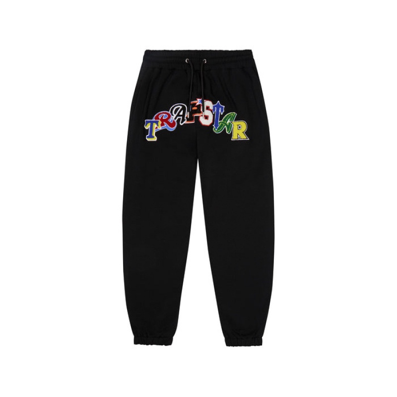 Black Men\'s Trapstar Wildcard Jogging Bottoms Tracksuit Australia | IC31-203