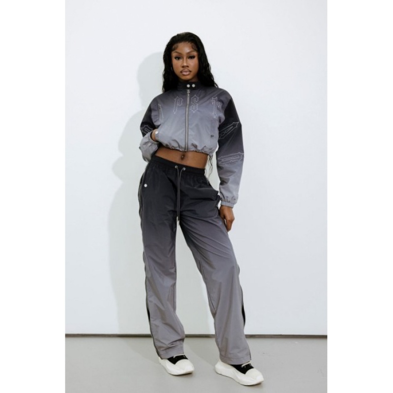 Black Women's Trapstar Irongate Shellsuit Bottoms Pants Australia | XF34-104