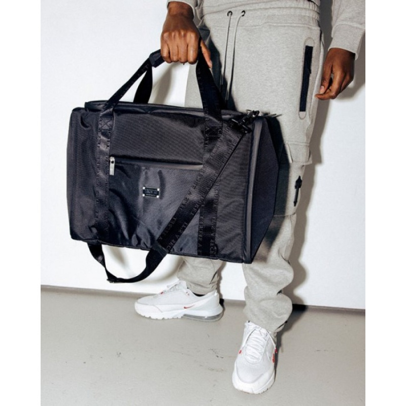 Black / Black Men's Trapstar 2 Pair Duffel Bags Australia | GP42-933