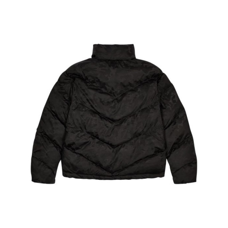 Black / Camo Men's Trapstar Hyperdrive Sleeve Puffer Outerwear Australia | BU75-817