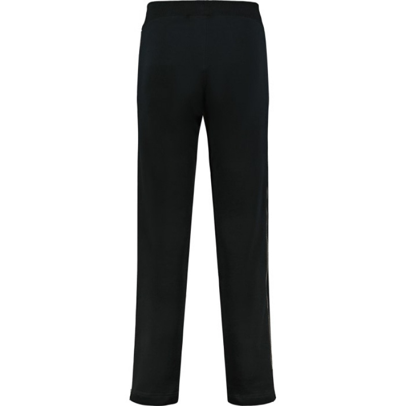 Black / Turquoise Women's Trapstar Script Zip Leg Jogging Bottoms Pants Australia | KQ21-001