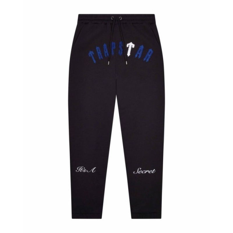 Black / White / Blue Men's Trapstar Irongate Arch It's A Secret Tracksuit Australia | CZ60-752