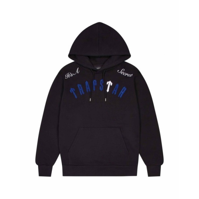 Black / White / Blue Men's Trapstar Irongate Arch It's A Secret Tracksuit Australia | CZ60-752