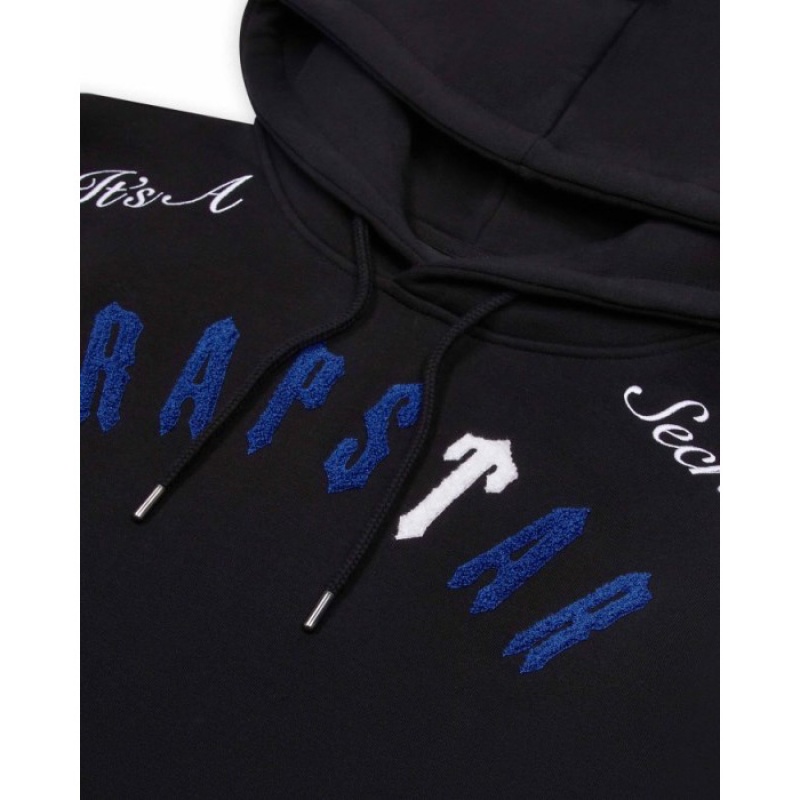 Black / White / Blue Men's Trapstar Irongate Arch It's A Secret Tracksuit Australia | CZ60-752