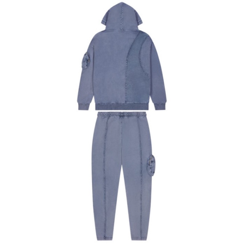 Blue Men's Trapstar Construct Hoodie Australia | LK59-335