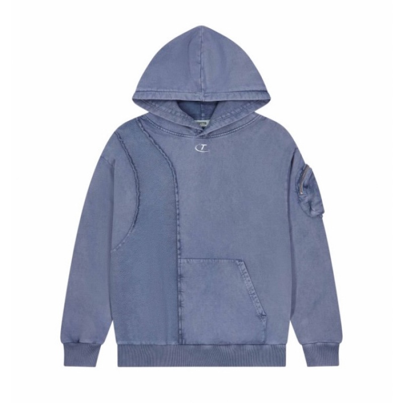 Blue Men\'s Trapstar Construct Hoodie Australia | LK59-335