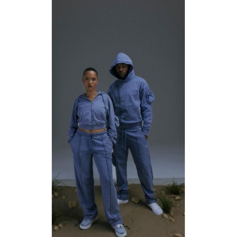 Blue Men's Trapstar Construct Hyperdrive Jogging Bottoms Tracksuit Australia | WB57-388