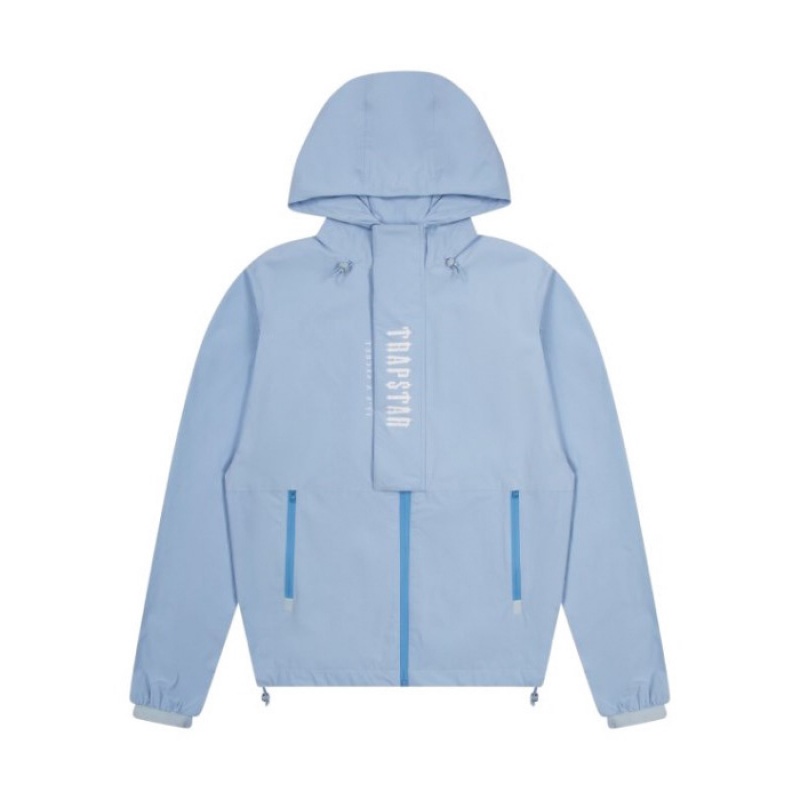 Blue Men\'s Trapstar Decoded Windbreaker Outerwear Australia | GH82-008