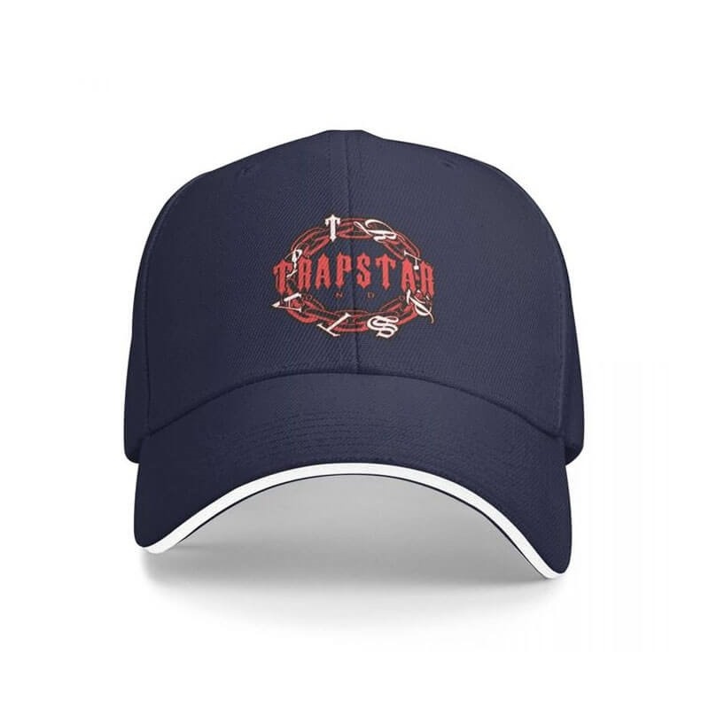 Blue Men\'s Trapstar Fitted Cap Hats Australia | NM34-193