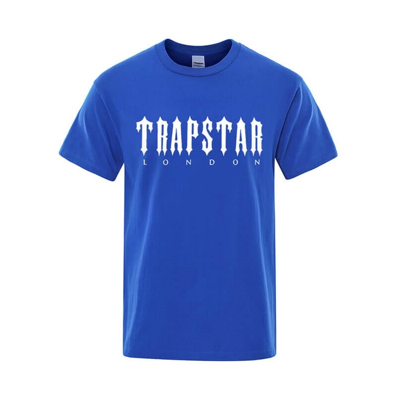 Blue Men\'s Trapstar London Letter Printed T Shirts Australia | TL49-939