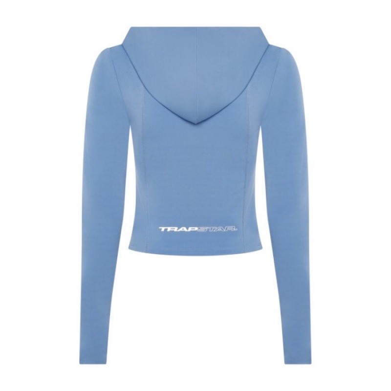 Blue Women's Trapstar TS-Star Zip Top Australia | PJ55-128