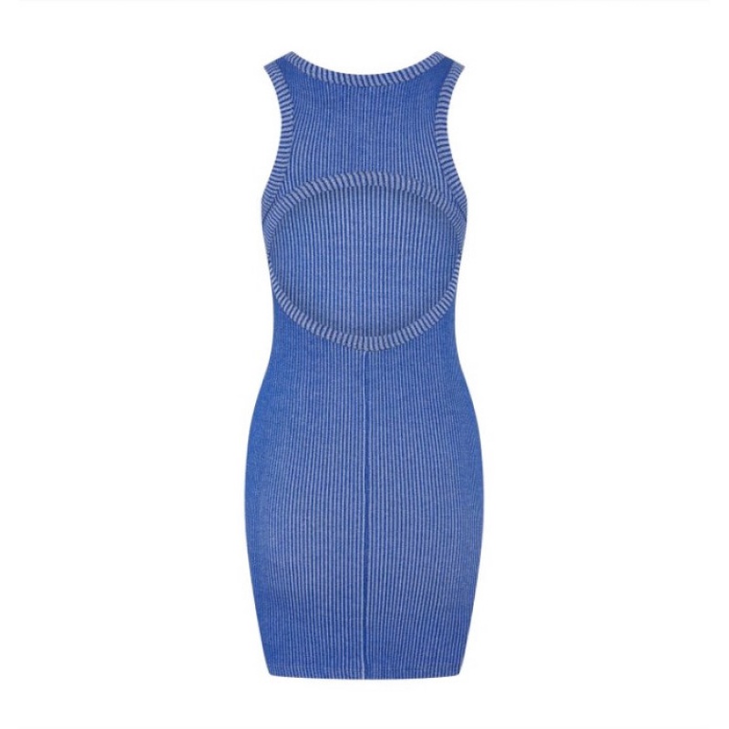 Blue Women's Trapstar Two Tone Hyperdrive Dress Australia | FB27-764