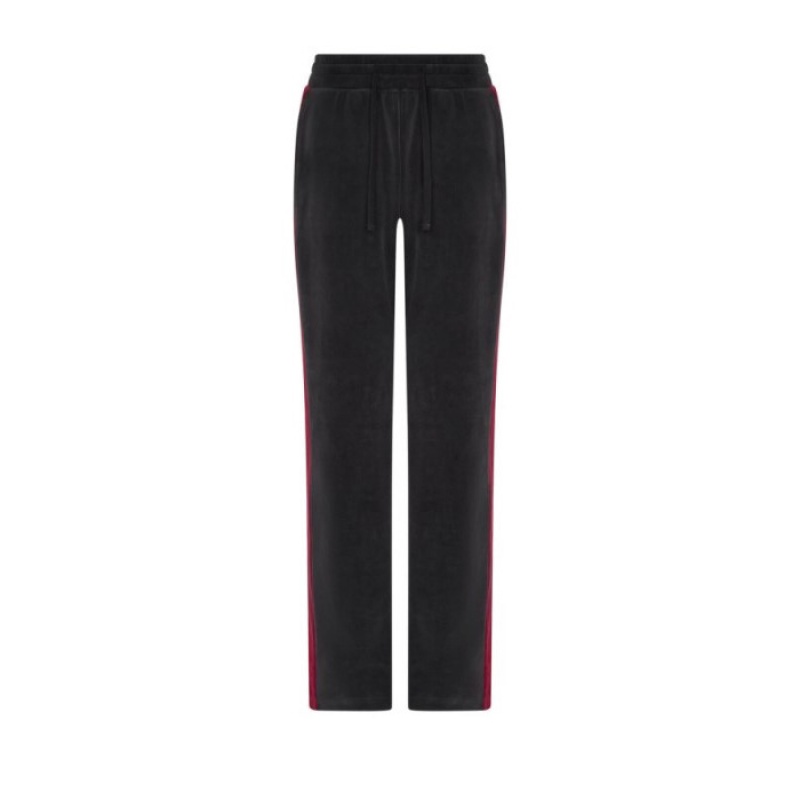 Burgundy Women's Trapstar TS-Star Velour Track Bottoms Pants Australia | XL25-153