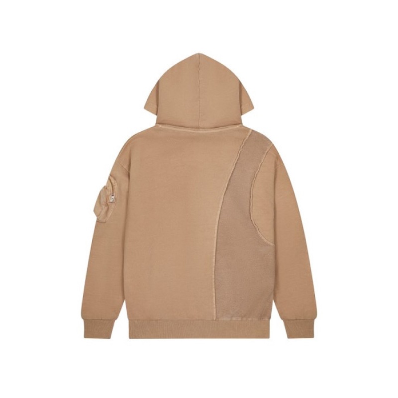 Coffee Men's Trapstar Construct Hyperdrive Hoodie Australia | ED47-885