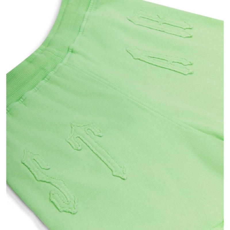 Green Women's Trapstar Irongate Arch Applique Shorts Australia | IT07-766