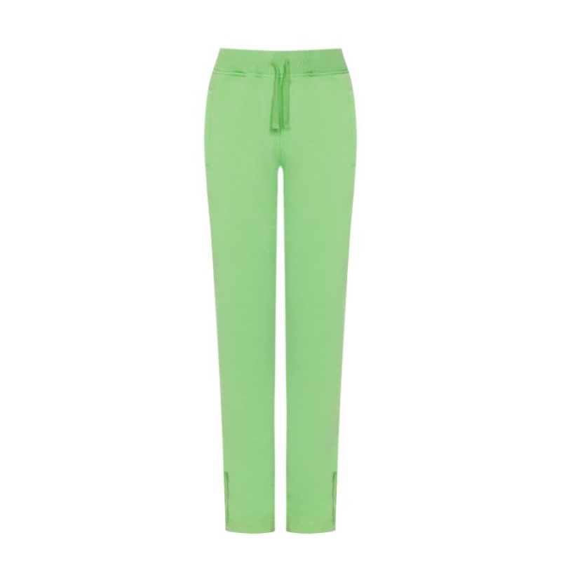 Green Women's Trapstar Irongate Split Leg Jogging Bottoms Pants Australia | EY41-578