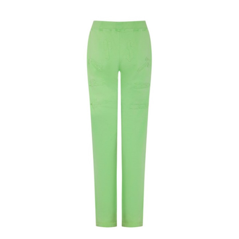 Green Women\'s Trapstar Irongate Split Leg Jogging Bottoms Pants Australia | EY41-578