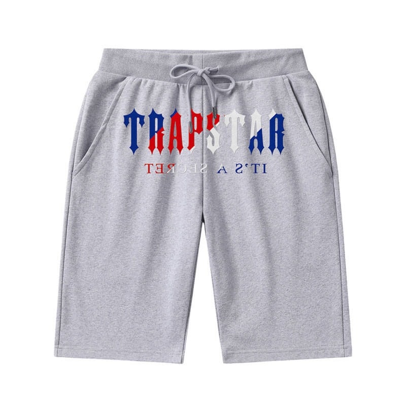 Grey Men\'s Trapstar Irongate Arch Chenille Shorts Australia | MC13-714