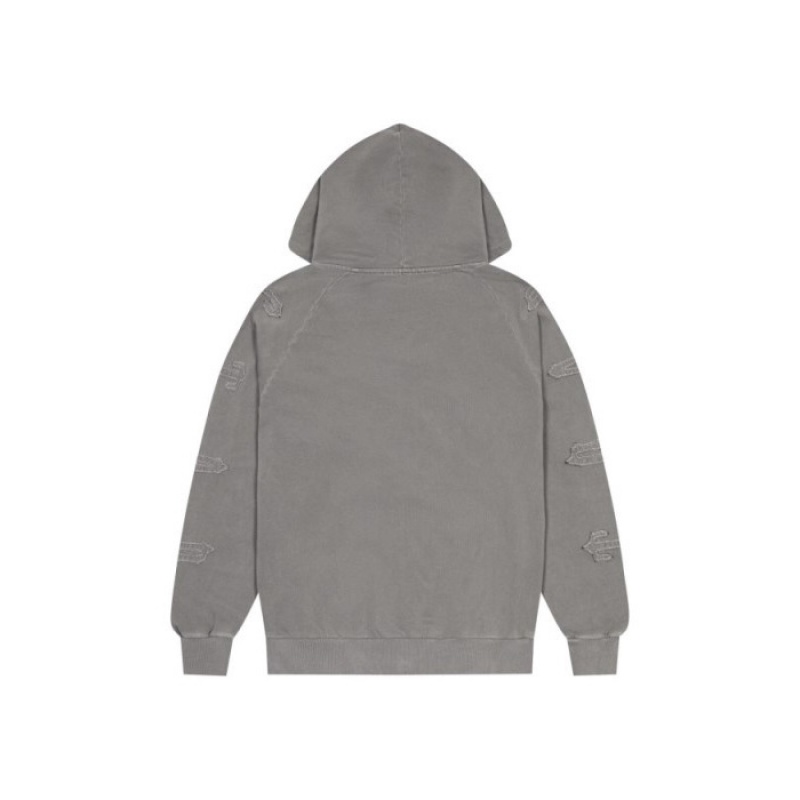 Grey Men's Trapstar Irongate Patchwork Zip Hoodie Tracksuit Australia | ME68-491