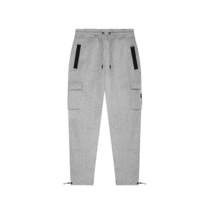 Grey Men\'s Trapstar Irongate T Trap Fleece Bottoms Pants Australia | AQ59-889