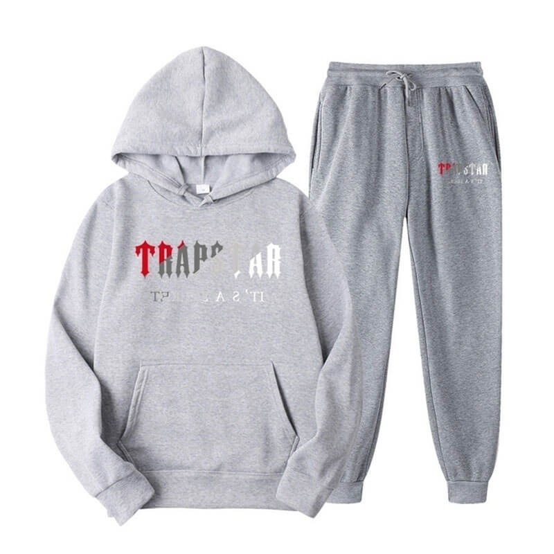 Grey Men\'s Trapstar It\'s A Secret Tracksuit Australia | PW16-822