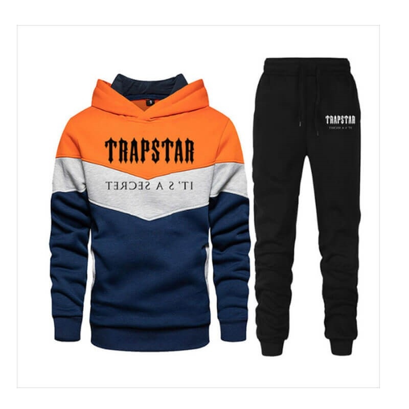 NavyBlue Men\'s Trapstar Jogging Suit Tracksuit Australia | WU90-829