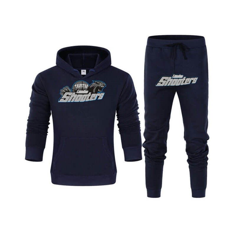 NavyBlue Men\'s Trapstar London Shooters Funny Tracksuit Australia | NH85-848