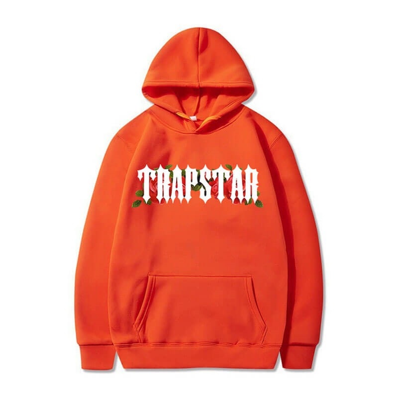 Orange Men\'s Trapstar Long Sleeve Hoodie Australia | EQ52-883