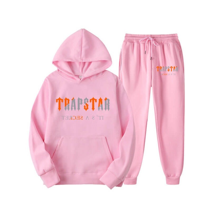 Pink Men\'s Trapstar Fleece It\'s Secret Tracksuit Australia | RS74-221