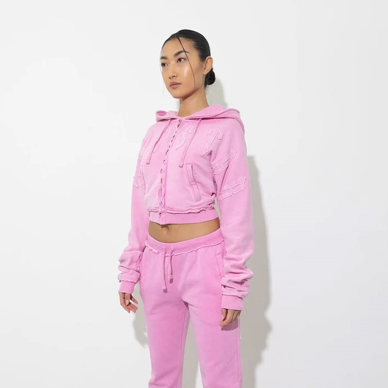 Pink Men\'s Trapstar Irongate Women Cropped Tracksuit Australia | GP23-503