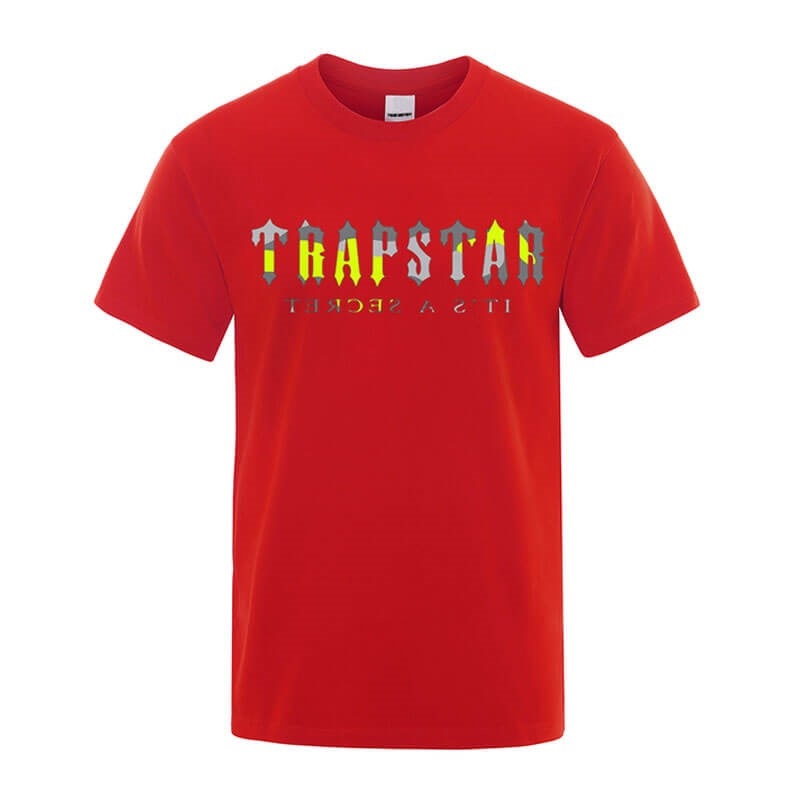 Red Men\'s Trapstar Its a Secret Dave T Shirts Australia | GH83-008