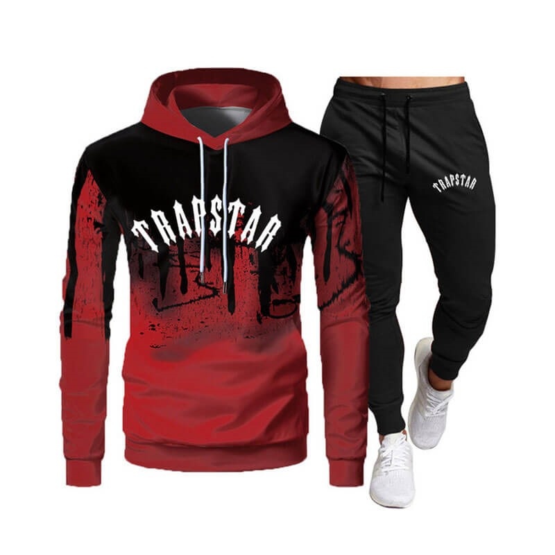 Red Men\'s Trapstar It\'s a Secret Streetwear Tracksuit Australia | OC96-462